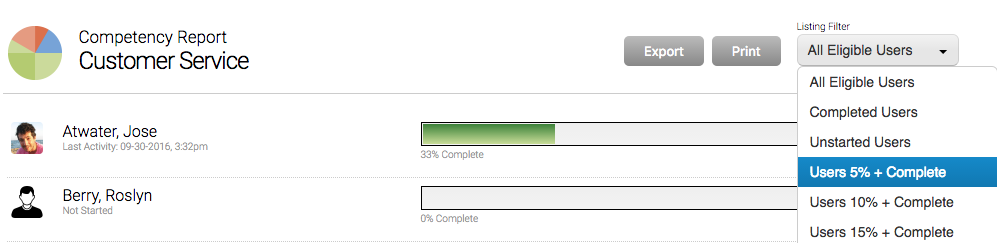 LMS Competency Programs