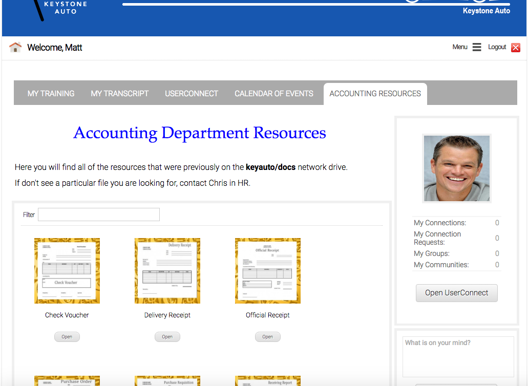 accounting axis lms