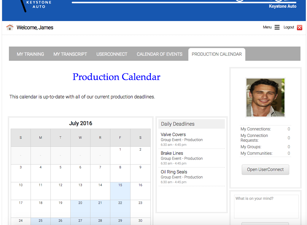 production axis lms