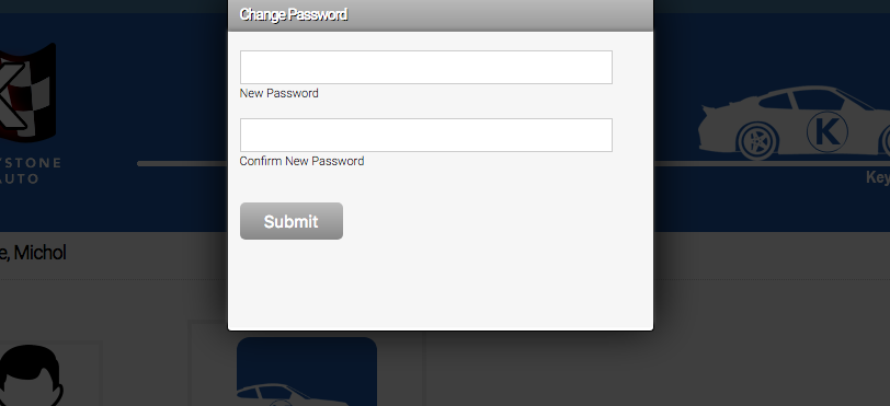 Axis LMS Password Change