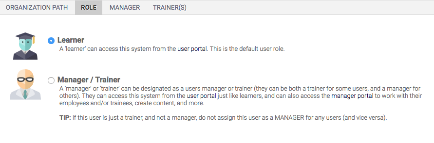 User Roles