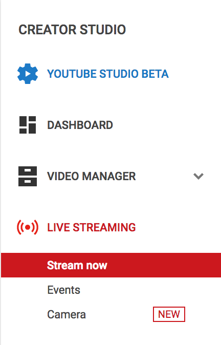 Streaming YouTube Side Panel