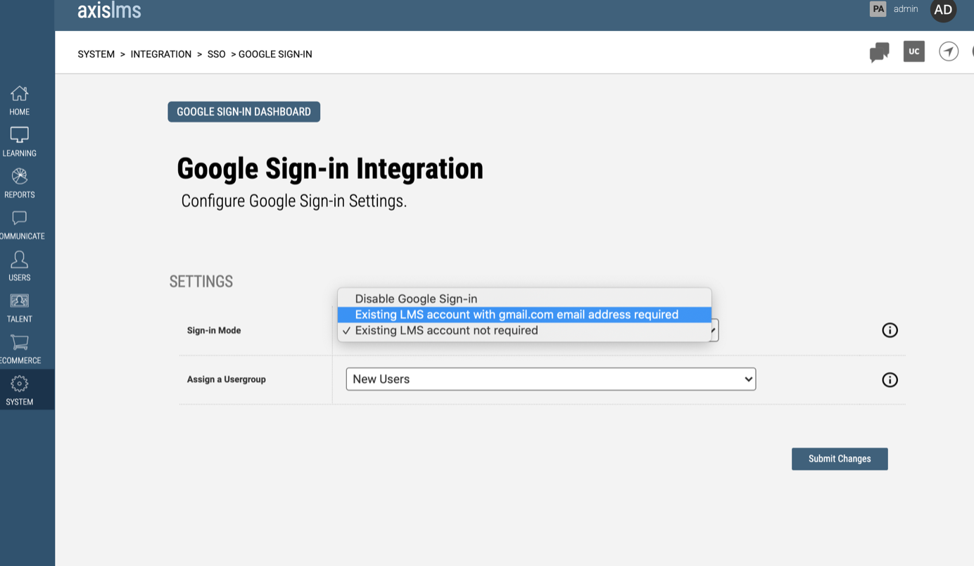 Google Integration