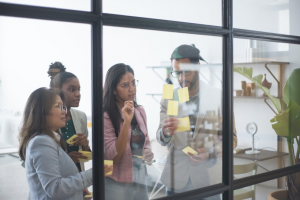 Employees in an Office.