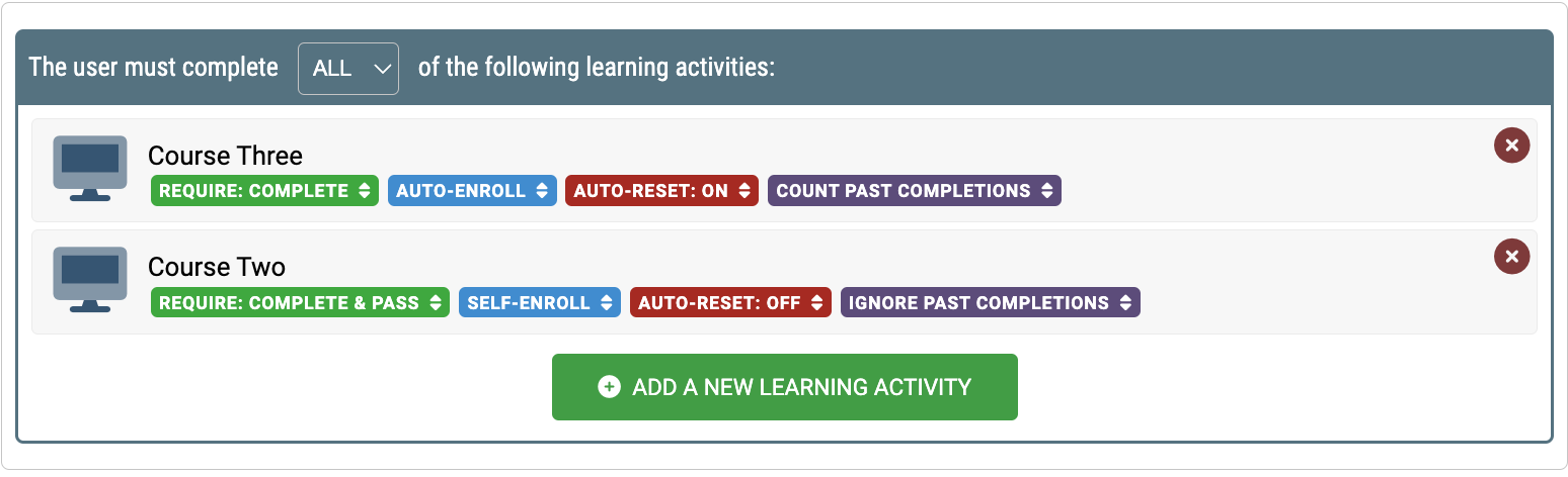 Creating Your First Learning Path